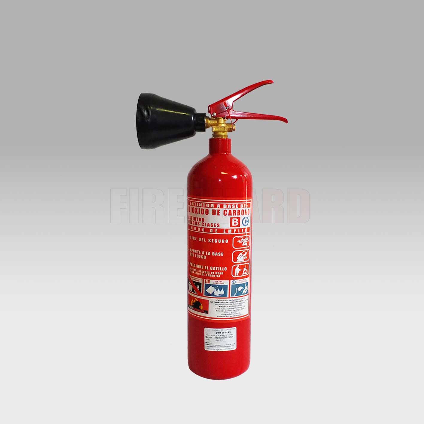 Extintor 2KG CO2